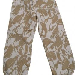Pantalon de pluie camouflage désert Armée de terre Anglais - Taille 52 civile - Taille militaire 104