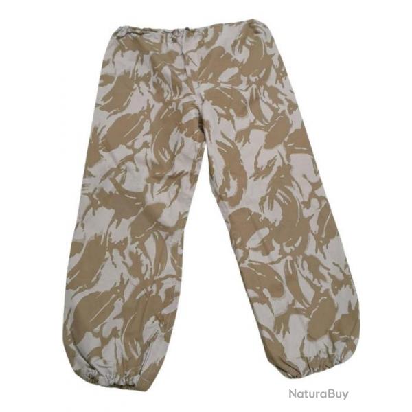 Pantalon de pluie camouflage dsert Arme de terre Anglais - Taille 52 civile - Taille militaire 104