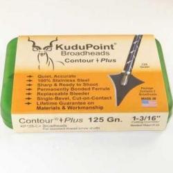 KUDU- POINTES CONTOUR PLUS 125 GRAINS / PACK DE 3 (2)