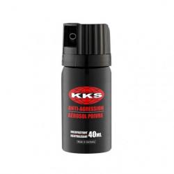 Bombe lacrymogène Gaz poivre KKS - 40 ml