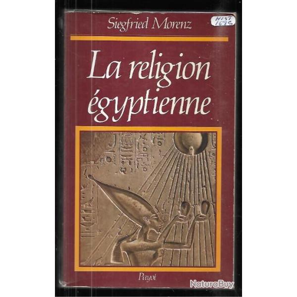 la religion gyptienne de siegfried morenz