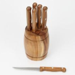 PRADEL EXCELLENCE THIERS RUSTIKA BLOC DE 6 COUTEAUX STEAK