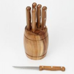 PRADEL EXCELLENCE THIERS RUSTIKA BLOC DE 6 COUTEAUX STEAK 1