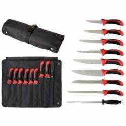 PRADEL EXCELLENCE THIERS SAC DE 9 PIÈCES COUTEAUX BOUCHER CONVERTIBLE EN TABLIER