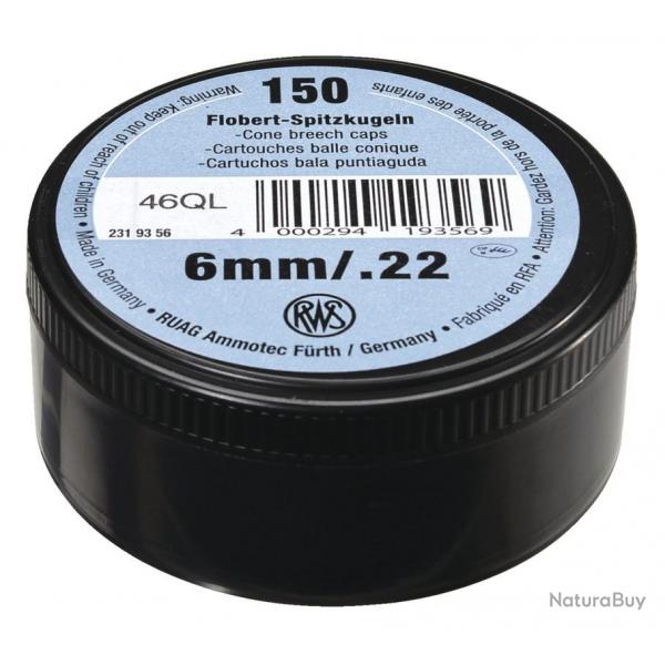 Cartouche RWS Flobert cal.5.5mm bosquette boite de 150