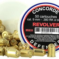 CARTOUCHE À BLANC - CONCORDE DEFENDER Boite de 50, 9 mm R