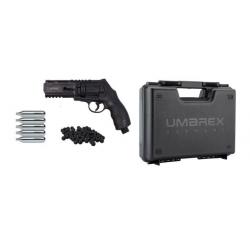 Pack Pistolet auto defense CO2 Walther Umarex T4E HDR 50 cal. 50 + 100 billes + 5 CO2 + mallette