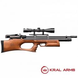 Carabine en bois PCP KRAL Breaker 5.5 mm 19,9 joules + VIDÉO HAUTE PUISSANCE