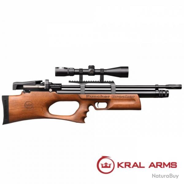 Carabine en bois PCP KRAL Breaker 5.5 mm 19,9 joules + VIDO HAUTE PUISSANCE