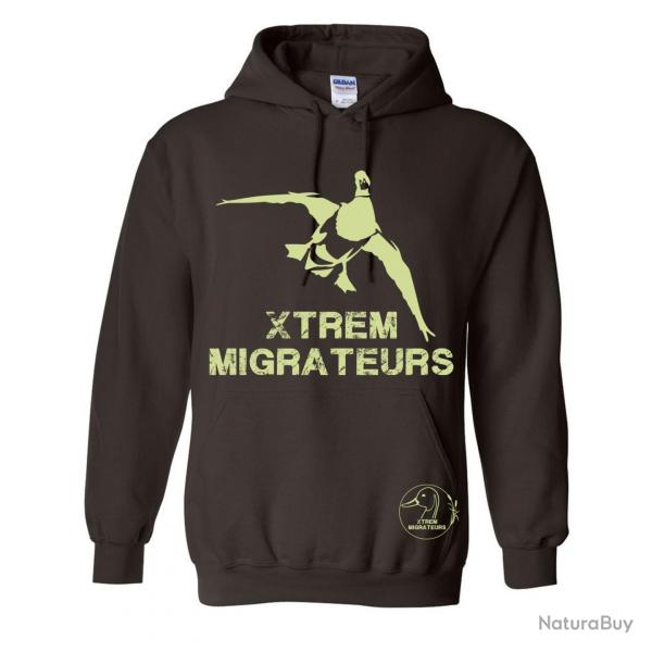 Sweat marron colvert XTREM MIGRATEURS-XL