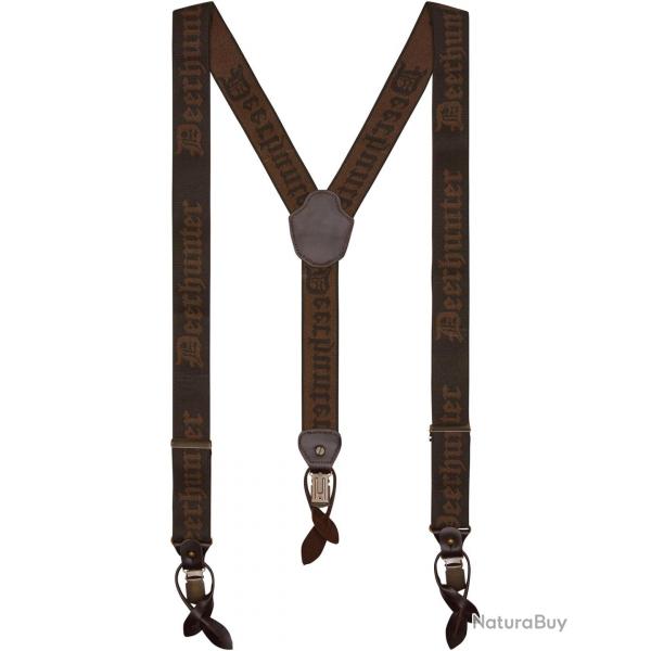 Bretelles avec boucles et clips (Couleur: Walnut, Taille: TU)