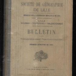 bulletin de la société de géographie de lille roubaix tourcoing, 1901 premier semestre