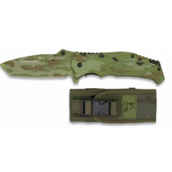 Couteau  CHINOOK-II Camo Army Lame 9.2 cm 1977607