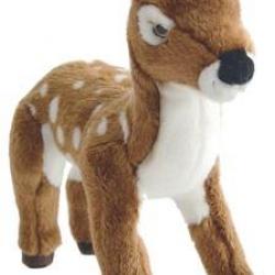 PELUCHE FAON NATURE DE BRENNE 30 CM DEBOUT