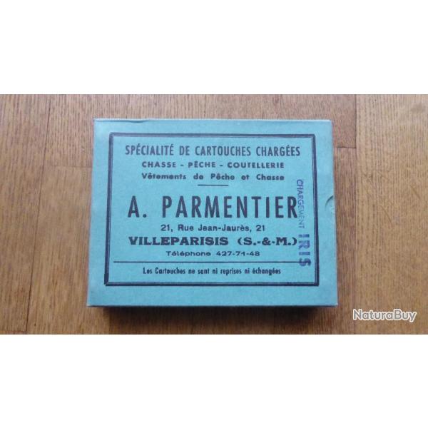 BOTE CARTOUCHES ANCIENNE COLLECTION CAL 12 - Armurier PARMENTIER - Plombs n 8