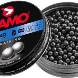 Plombs GAMO Sphériques 4,5mm - 2 x 500