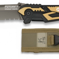 Couteau pliant  Future-T jaune Lame 7.7 cm 19779071
