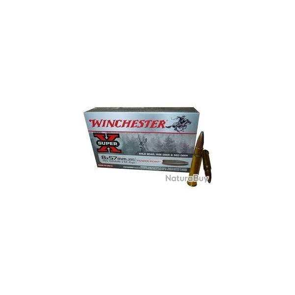 Balles Winchester power point 8x57 JRS 195 grains 12.6g
