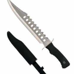 Couteau Rambo + Etui - Lame Acier 30cm