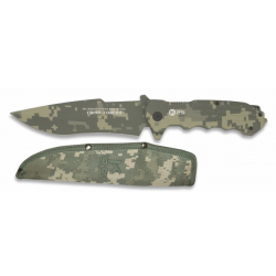 Couteau tactique Étui camouflage Lame 14.00 cm 3182307
