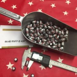 501 Ogives plombs 44 RNFP 200Gr Ø 430" projectiles MPF