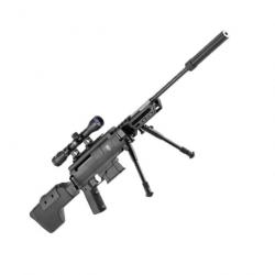 Carabine à air comprimé 7.5 à 24 J Black Ops sniper cal. 4,5 mm