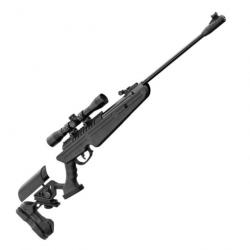 Pack Carabine à plomb BO Manufacture Quantico Noir + Lunette Rti 4x32 - Cal. 4,5 - 19.9 Joules / Pac