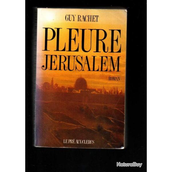 pleure jrusalem de guy rachet roman historique