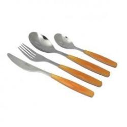 ENSEMBLE MENAGERE PRADEL EXCELLENCE MODEL EFFET ORANGE DE 24 PIECES 1