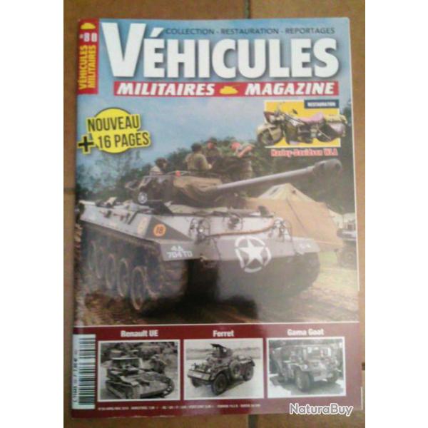 Revue VEHICULES MILITAIRES MAGAZINE N80