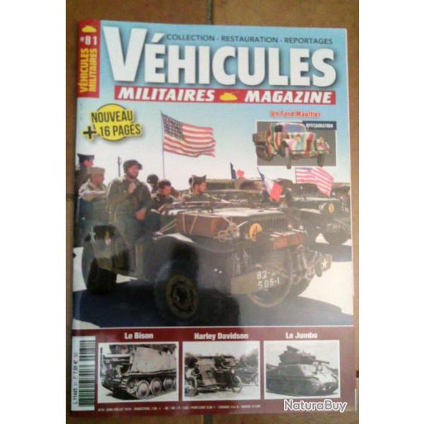 Revue VEHICULES MILITAIRES MAGAZINE N81