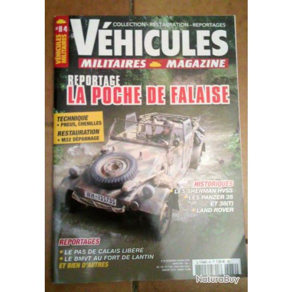 Revue VEHICULES MILITAIRES MAGAZINE N84