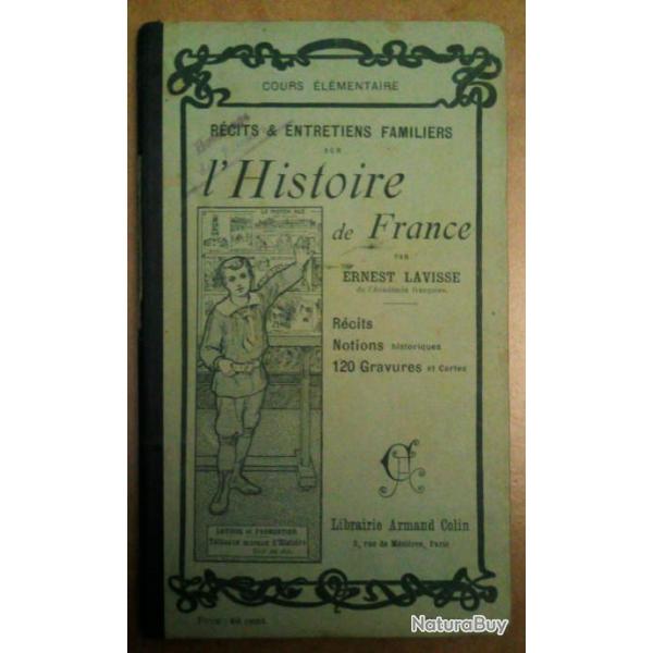 Livre ancien rcits & entretiens familiers sur l'histoire de France