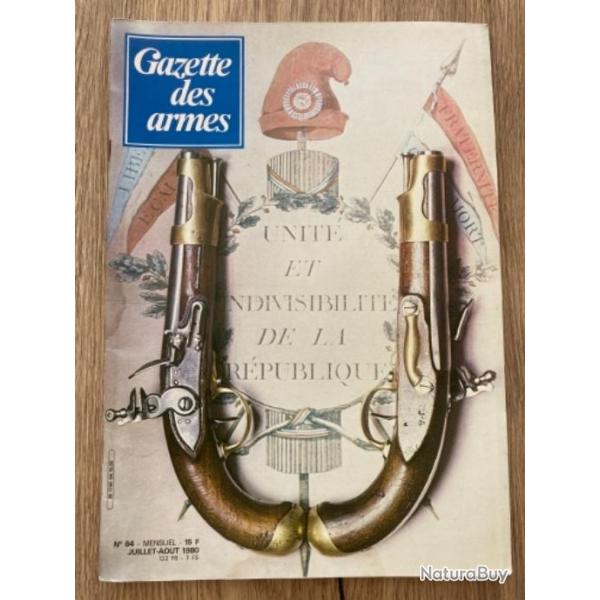 Gazette des armes N 84, winchester 70 African, Riot gun, FM Berthier, Luigi Franchi, Festung