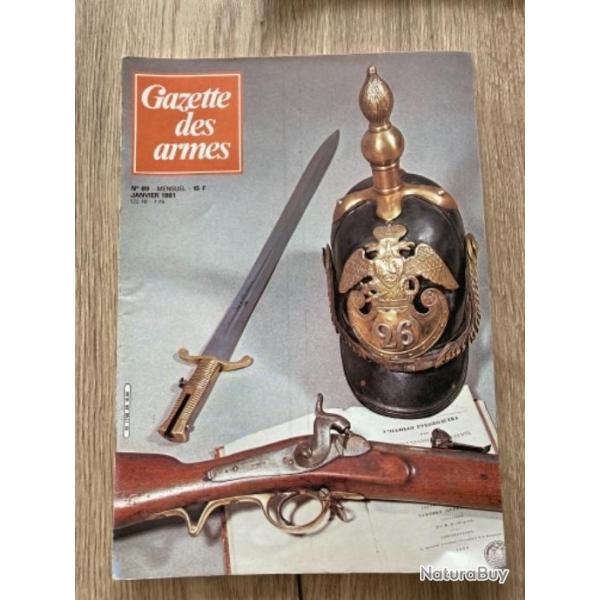 Gazette des armes N 89, 3me Chassepot, Taurus 65, PM modle 59, carabine russe 1843, infanterie1841