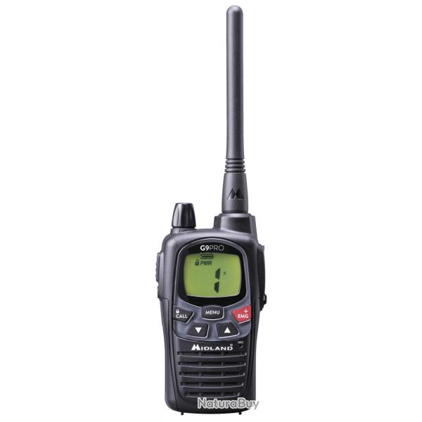 Talkie walkie Midland G9 pro noir boost