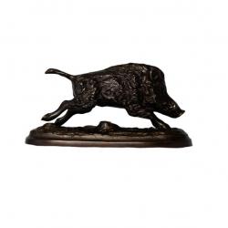 Bronze Sanglier au galop