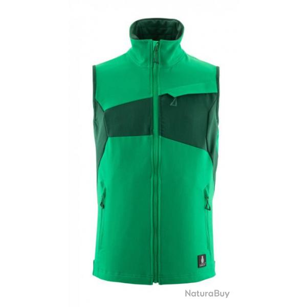 Gilet sans manches Mascot Accelerate 18365-511 XS Vert gazon / Vert bouteille