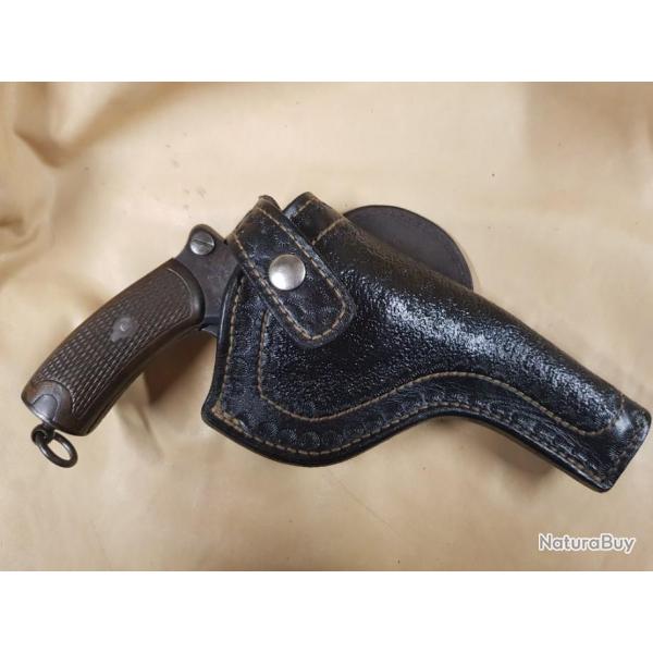 Holster en cuir pour revolver 8mm modle 1892 Franais droitier ou gaucher sur demande