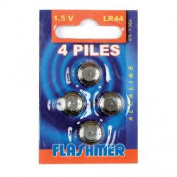 Blister 4 piles alcaline "flashmer" - type lr44
