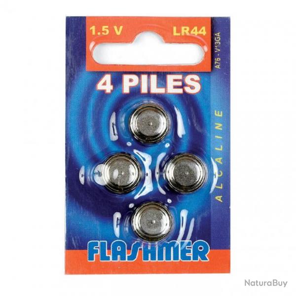 Blister 4 piles alcaline "flashmer" - type lr44