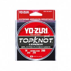 Fluorocarbone yo-zuri topknot leader - clear - 27 m 10 lbs (0.26)