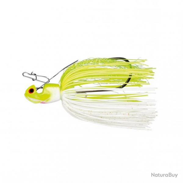 Leurre chatterbait booyah melee 3/8oz 10g WHITE CHARTREUSE SILVER BLADE (73)