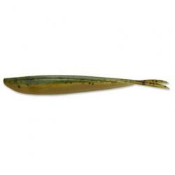 Leurre souple lunker city fin-s fish 4" 100 mm GREEN SHINER        #8