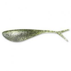 Leurre souple lunker city fin-s shad 1"¾ 45 mm CHARTREUSE ICE  #59