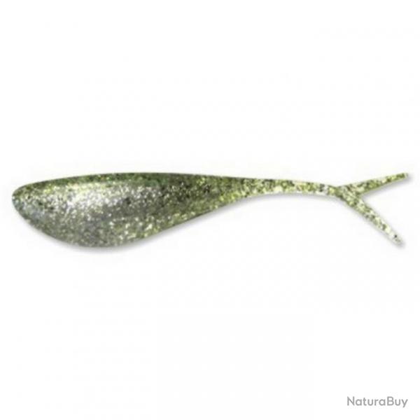 Leurre souple lunker city fin-s shad 1" 45 mm CHARTREUSE ICE  #59