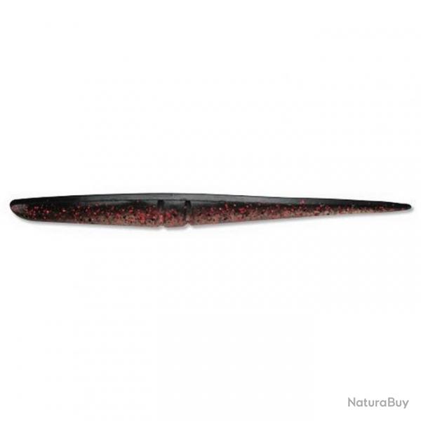 Leurre souple lunker city slug-go 6" 150 mm BLACK RED FLASH - #113