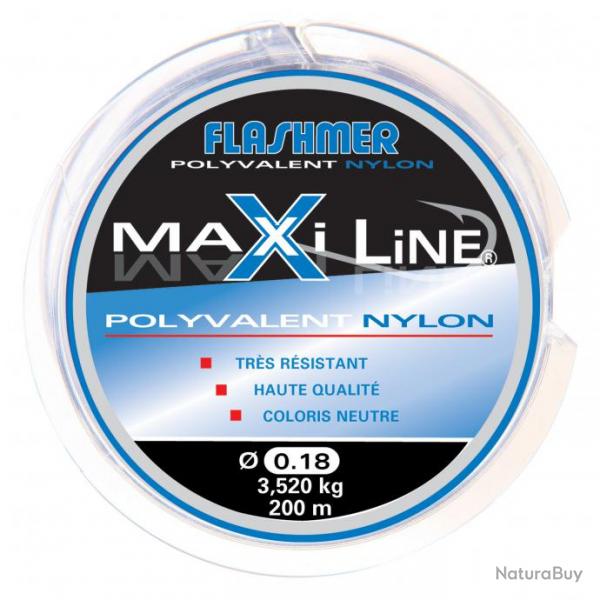 Nylon flashmer "maxi-line" - 200m diam. 22/100