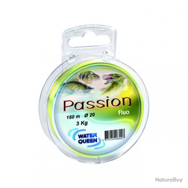 Fil nyon water queen passion fluo 150m 20/100