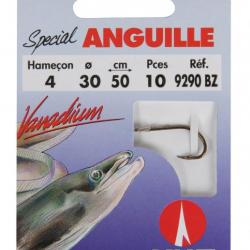 Hameçons montés water queen spécial anguille par 10 H2 - 40/100